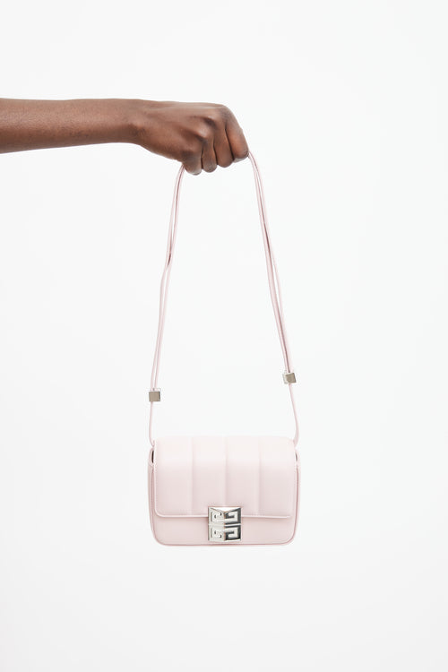 Givenchy 2021 Pink Small 4G Quilted Crossbody Bag