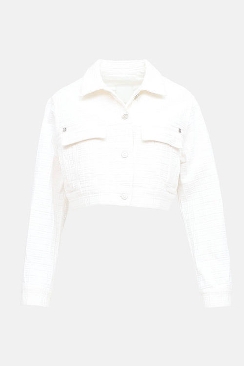 Givenchy 4G Cropped Denim Jacket