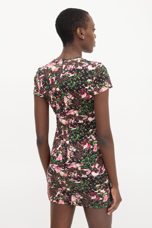 Givenchy Abstract Floral Mini Dress