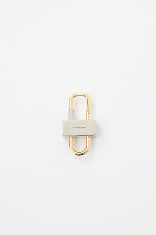 Givenchy Asymmetrical Lock Earrings