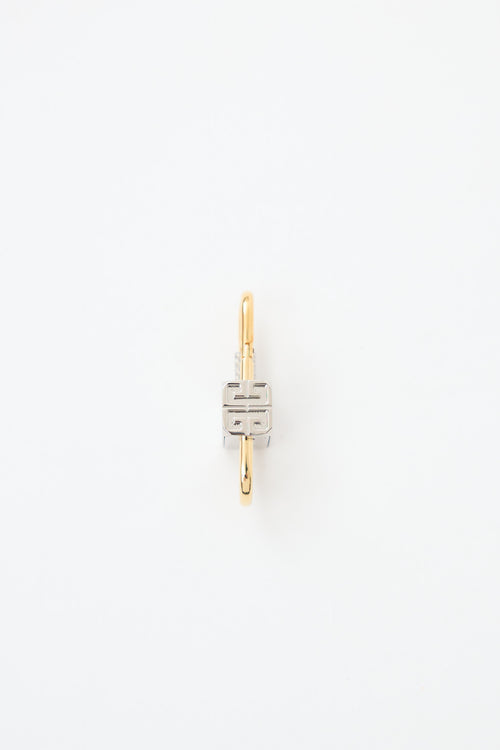 Givenchy Asymmetrical Lock Earrings