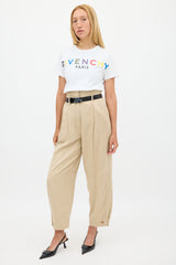 Givenchy Beige High Waist Balloon Trouser