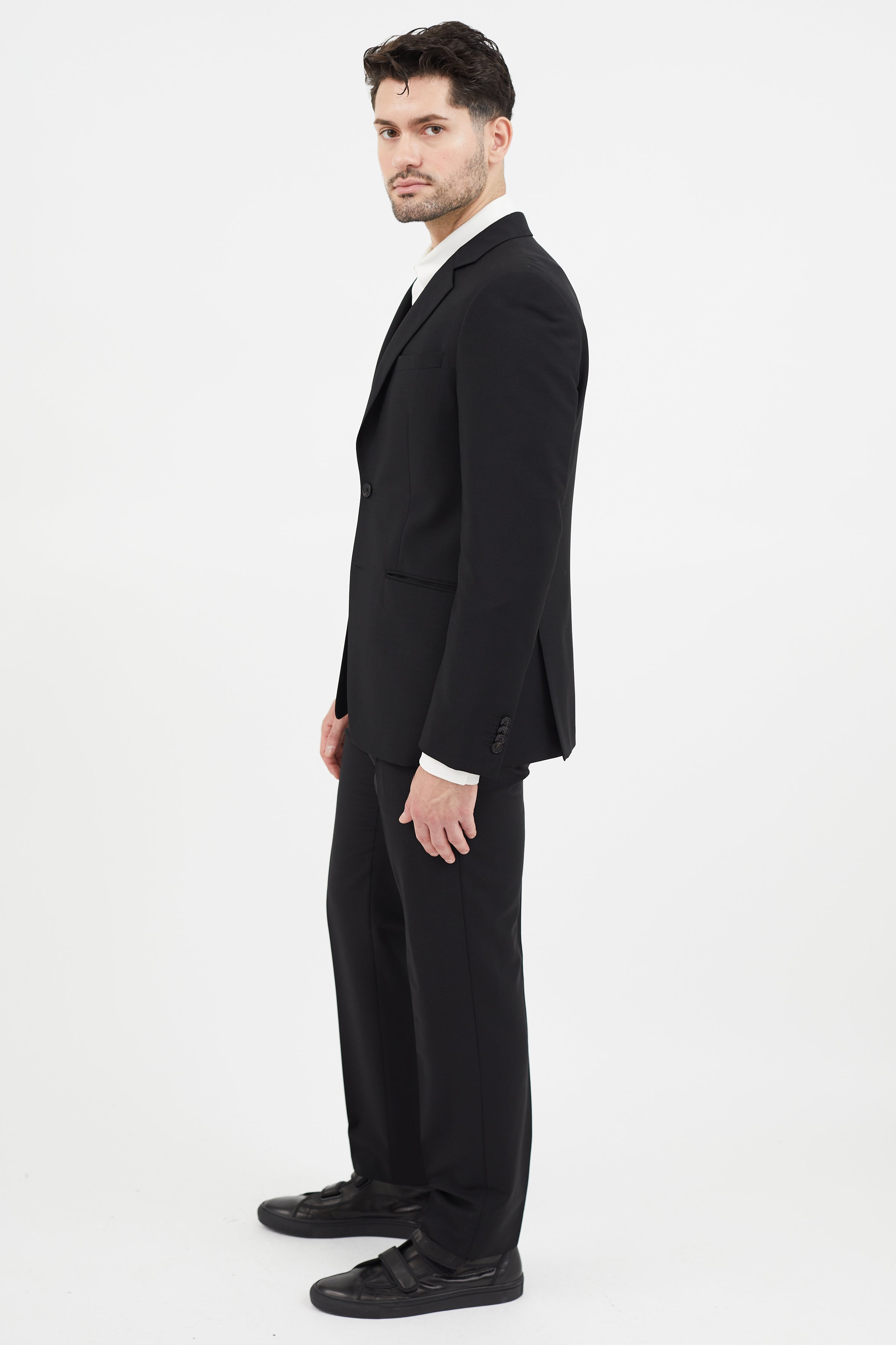 Givenchy // Black Wool Two Piece Suit – VSP Consignment