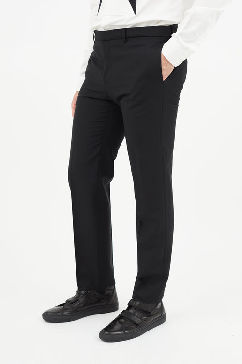 Givenchy Black Wool Two Piece Suit