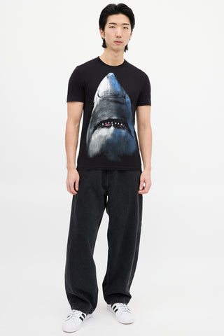 Givenchy Black & Blue Graphic T-Shirt