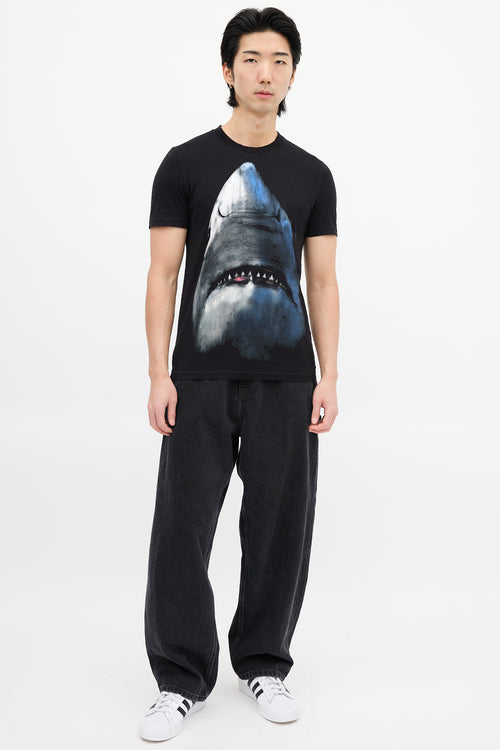 Givenchy Black & Blue Graphic T-Shirt