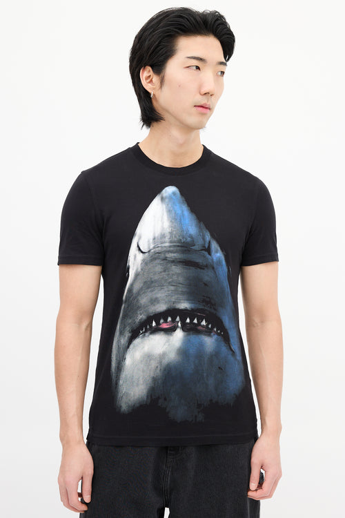 Givenchy Black & Blue Graphic T-Shirt