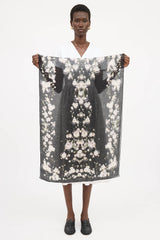 Givenchy Silk Floral Logo Scarf
