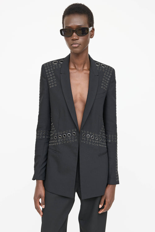 Givenchy Studded Grommet Blazer