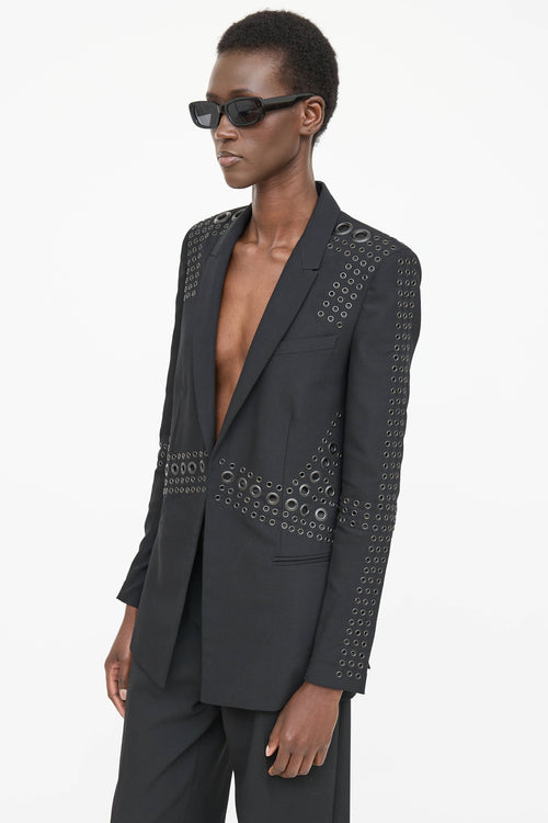 Givenchy Studded Grommet Blazer