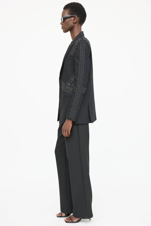 Givenchy Studded Grommet Blazer