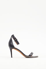 Givenchy Black & Gold Leather Nadia Heel
