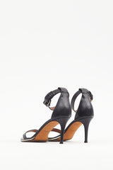 Givenchy Black & Gold Leather Nadia Heel