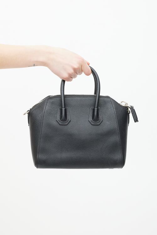 Givenchy Black Leather Mini Antigona Bag
