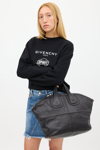 Givenchy Black Leather Nightingale Bag