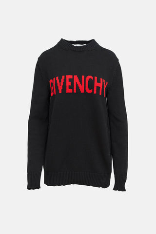 Givenchy Logo Intarsia Sweater