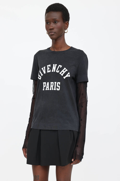 Givenchy Mesh Layered T-Shirt