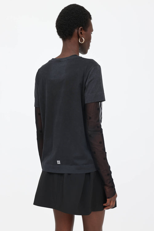 Givenchy Mesh Layered T-Shirt
