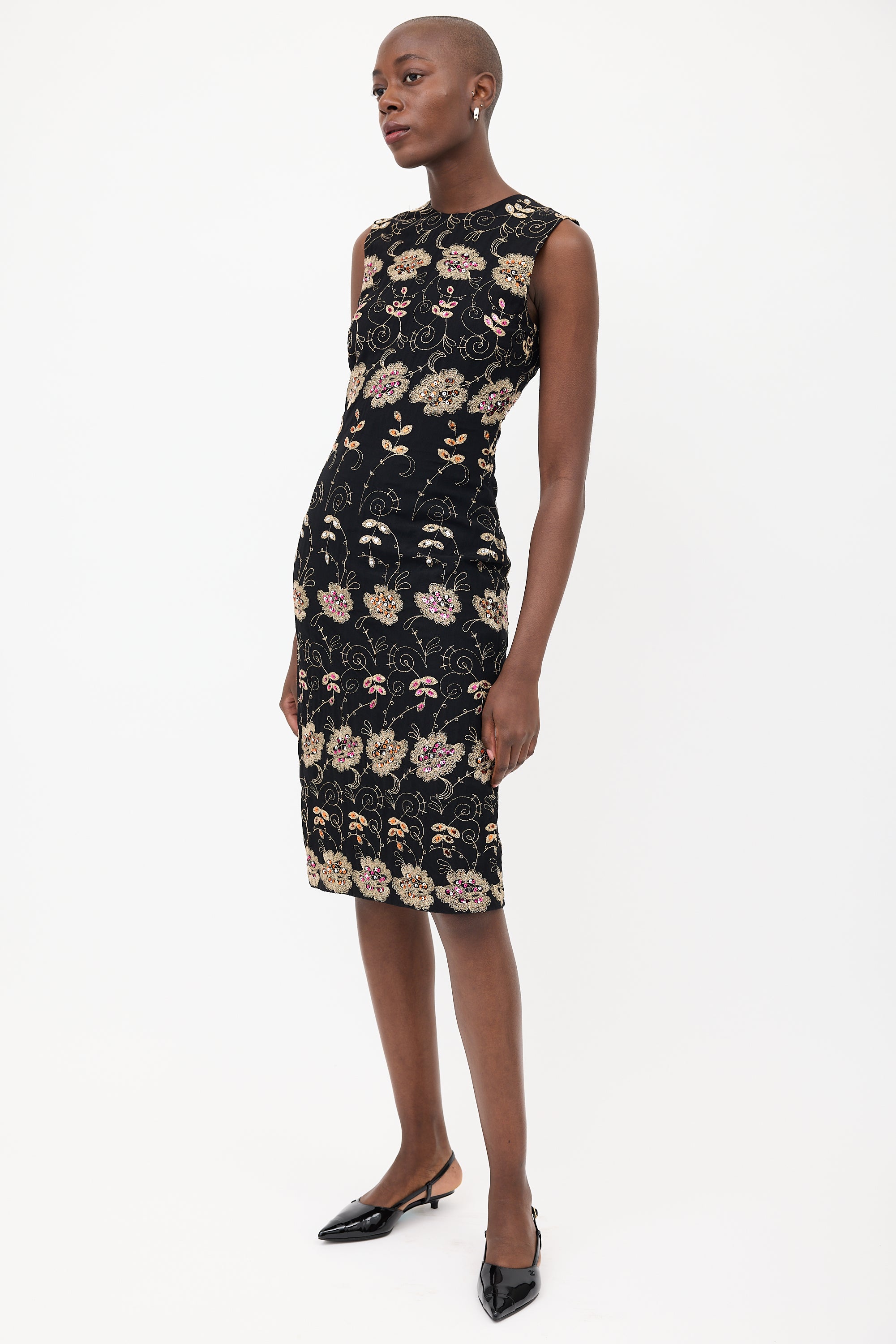 givenchy sequin dress Givenchy Sequined Mermaid Gown 42 / Black