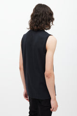 Givenchy Black & Multicolour Graphic Tank Top