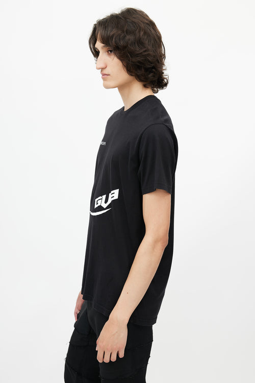 Givenchy Black & Multicolour Logo T-Shirt