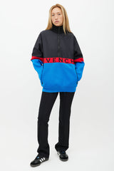Givenchy Black & Multicolour Panel Logo Jacket