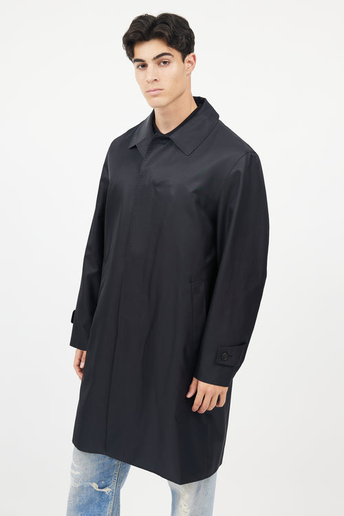 Givenchy Black Nylon Coat