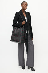 Givenchy Black & Red Cross Leather Tote