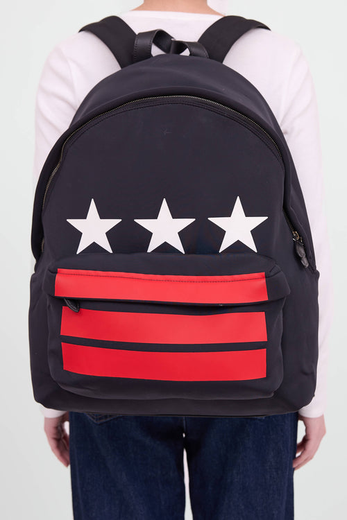 Star Striped Backpack