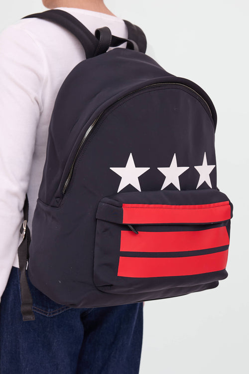 Star Striped Backpack