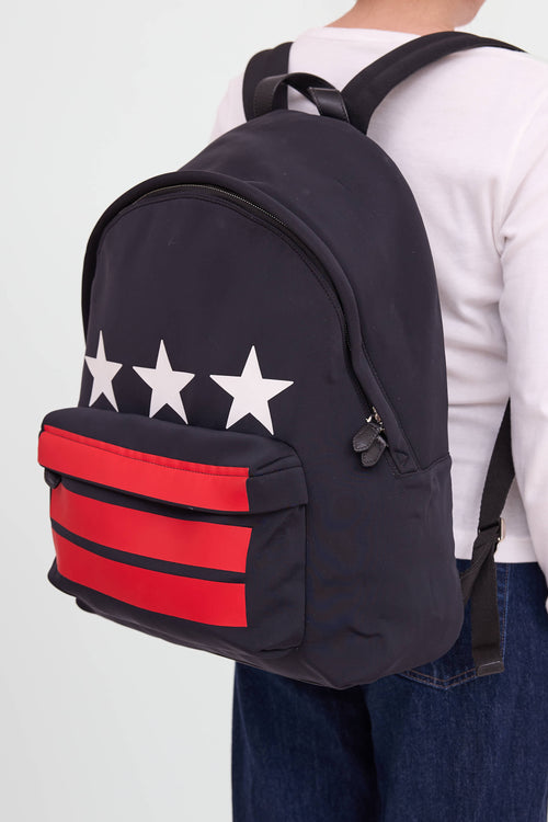 Star Striped Backpack