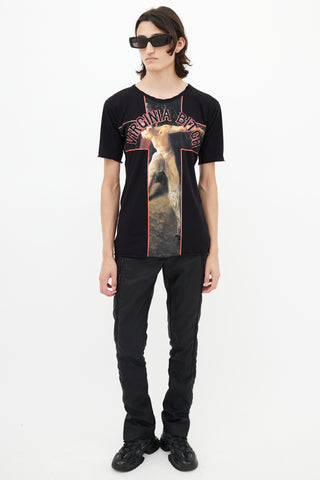 Givenchy Black & Multicolour Virginia Bitch T-Shirt