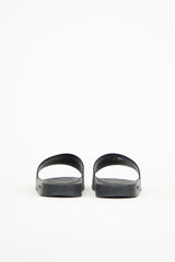 Givenchy Black Rubber Slide