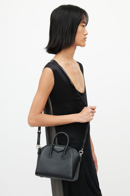 Givenchy Black & Silver Antagonia Mini Bag