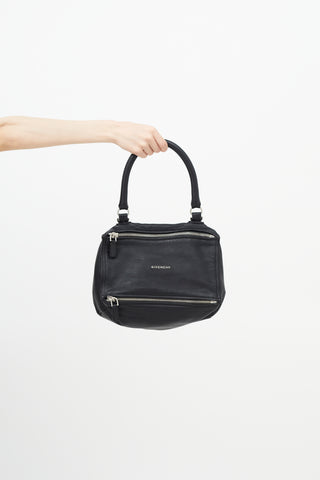 Givenchy Black & Silver Small Pandora Shoulder Bag