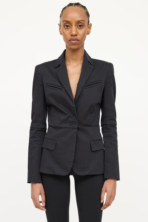 Givenchy Cutout Collar Blazer