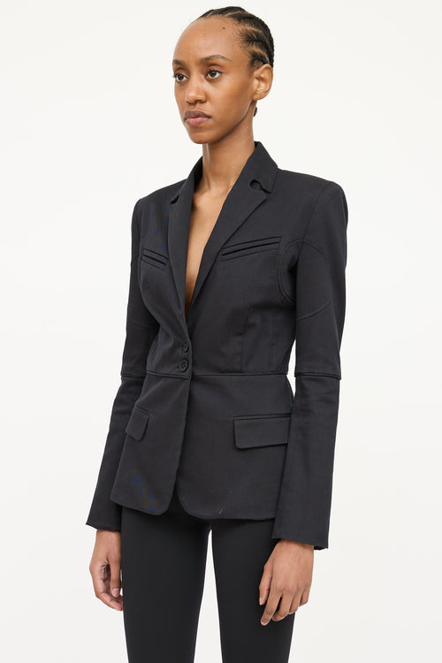 Givenchy Cutout Collar Blazer
