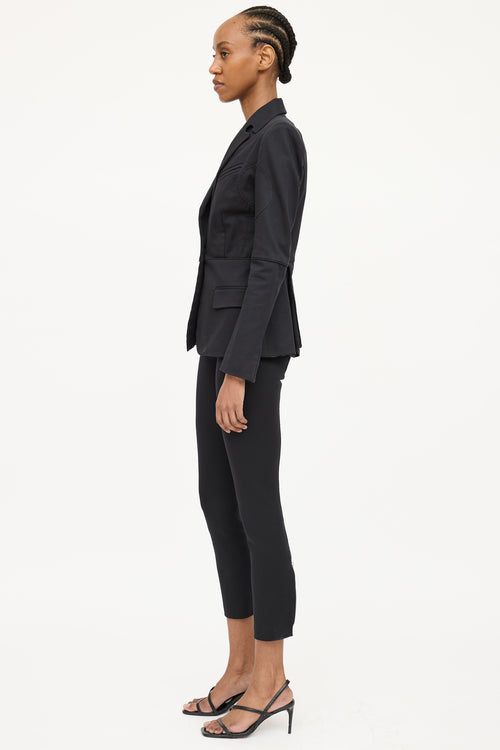 Givenchy Cutout Collar Blazer