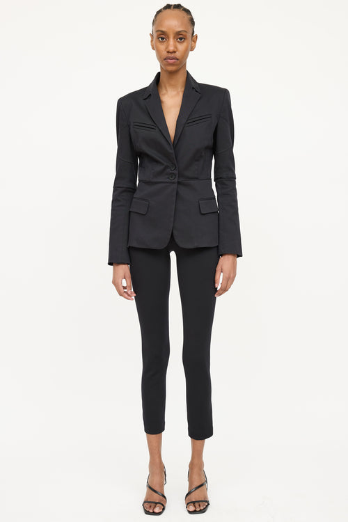 Givenchy Cutout Collar Blazer