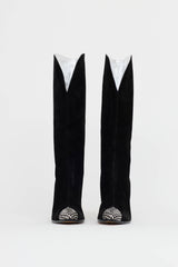 Givenchy Suede Knee High Boot