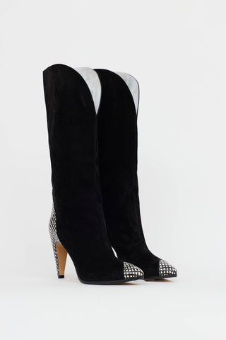 Givenchy Suede Knee High Boot