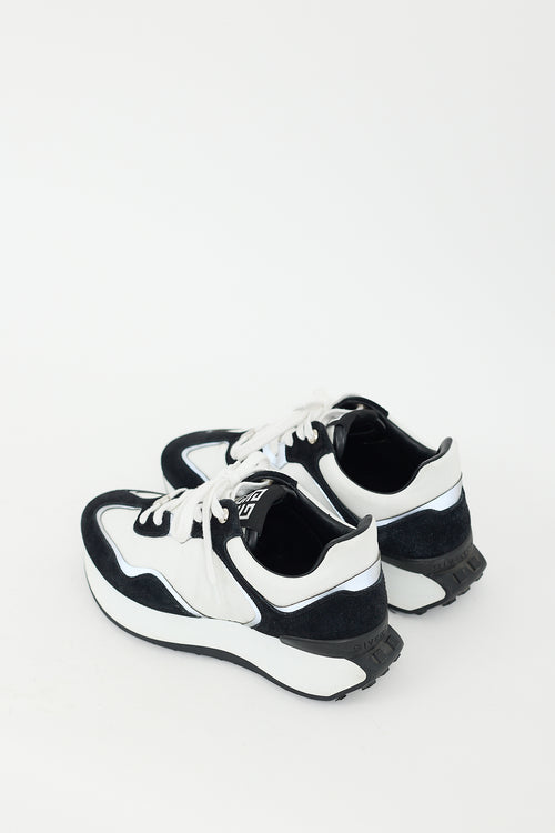 Givenchy Black & White Giv Runner Sneaker