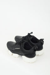 Givenchy Black & White Leather Jaw Low Sneaker