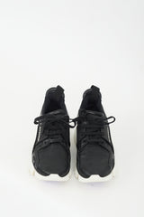 Givenchy Black & White Leather Jaw Low Sneaker