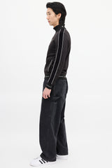 Givenchy Black & White Square Logo Track Jacket