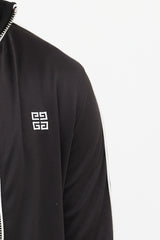 Givenchy Black & White Square Logo Track Jacket