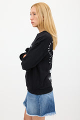 Givenchy Black & White Triple Logo Crewneck