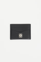 Givenchy Black Mixed Leather Cardholder