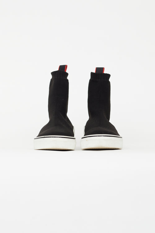 Givenchy Black Sock Knit George V Sneaker