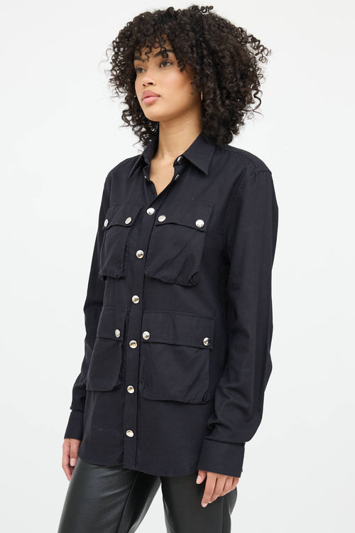Givenchy Cargo Pocket Shirt Jacket